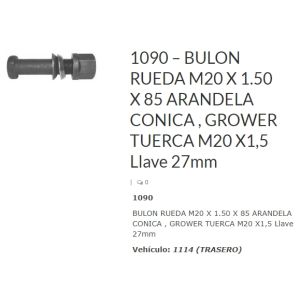 BULON RUEDA 20X85 MB 1114
