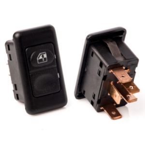 TECLA LUZ POSICION 12V  NEGRA 1215-1620