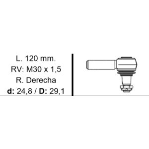 EXTREMO DIRECCION F 14000 5308