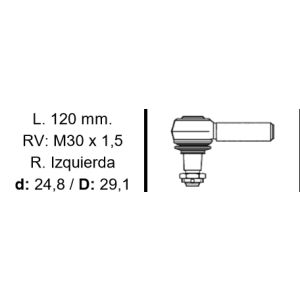 EXTREMO BARRA CORTA F 14000 5309