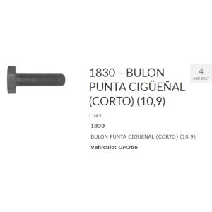 BULON CIGUENAL OM 366 CORTO