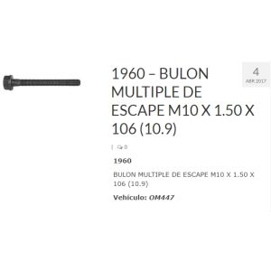 BULON MULTIPLE ESCAPE OM 447 LARGO