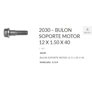 BULON PATA MOTOR 12X40