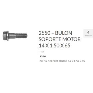 BULON PATA MOTOR 14X65