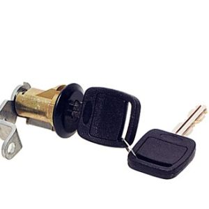 CILINDRO PUERTA CON LLAVE NEGRO