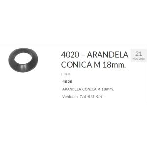 ARANDELA CONICA RUEDA 18 MM