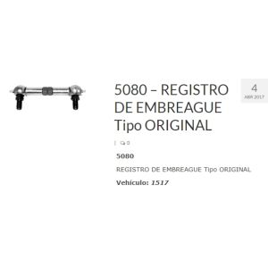 REGISTRO EMBRAGUE 1517