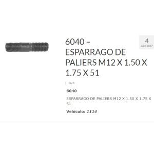 ESPARRAGO PALIER 1114-1215