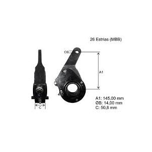 CAJA REGISTRO FRENO MANUAL CURVA MB