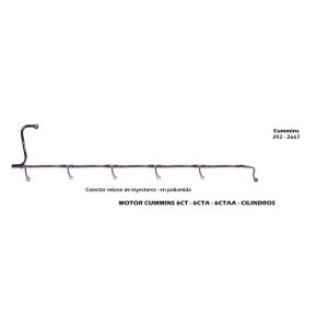 CA�ERIA COLECTOR REBASE INYECTORES SERIE C