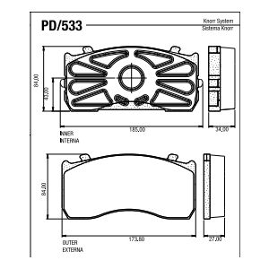 PASTILLA FRENO ACCELLO 915 C